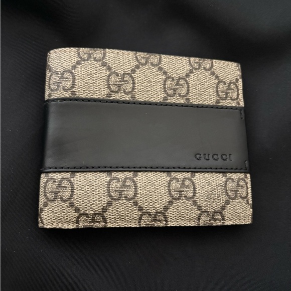 Beige and Black Wallet